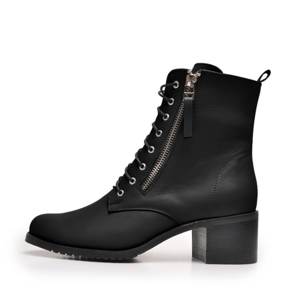 black winter women boots