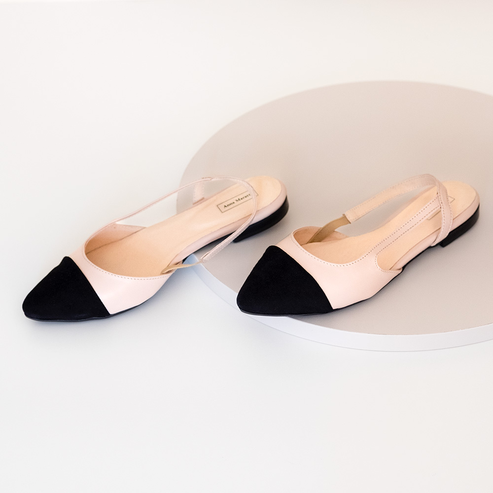 Women Ladies Nubuck Ankle Strap Ballet flat Shoes Black,Taupe 2891
