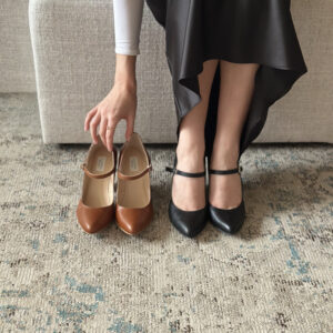 handcrafted leather shoes in timeless neutral tones by Anna Maratti