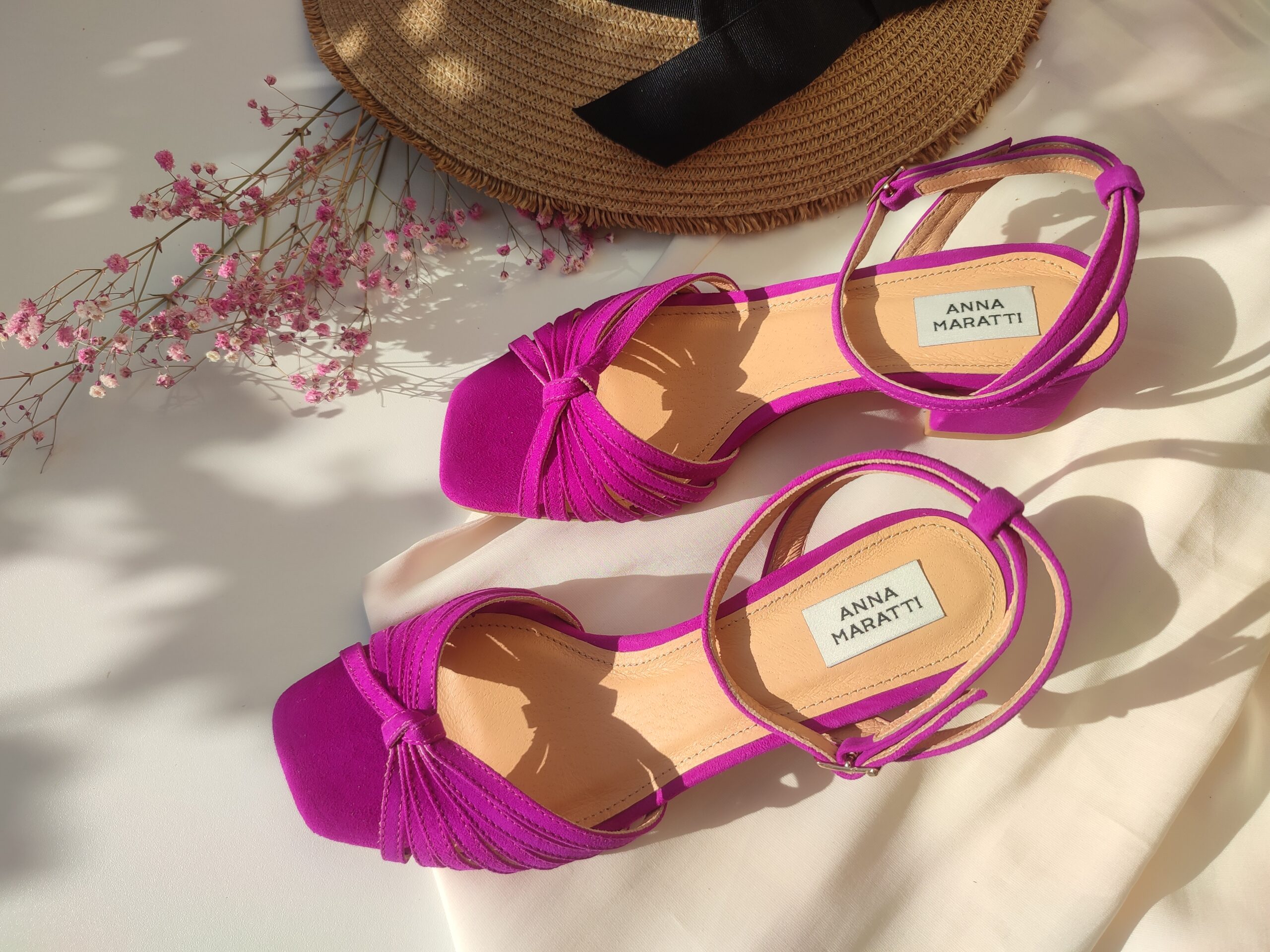 MELA | fuhsia suede leather - Image 2