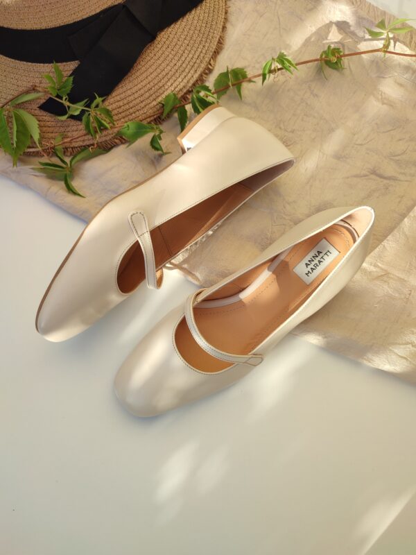 MIA - full grain leather ballerinas - Image 5