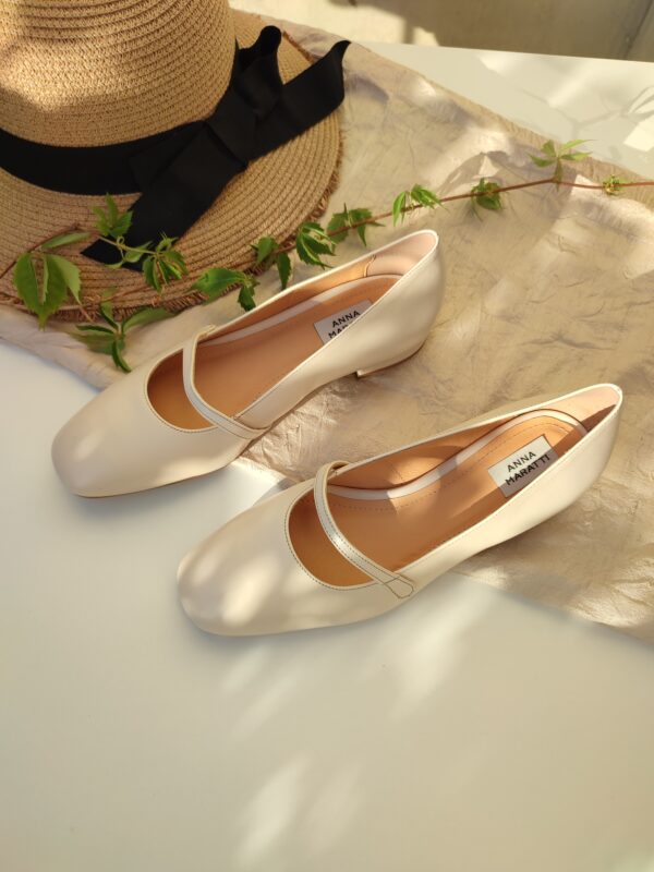 MIA - full grain leather ballerinas - Image 6