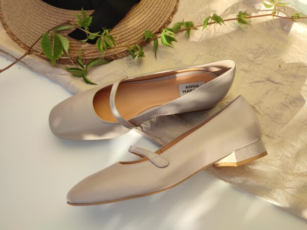 MIA - full grain leather ballerinas - Image 8