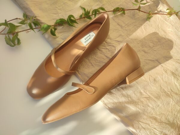 MIA - full grain leather ballerinas - Image 10
