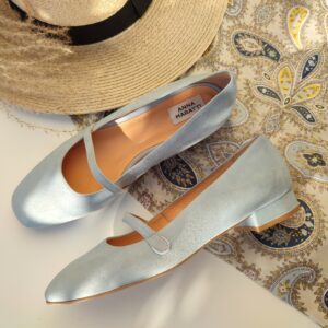 MIA | blue suede leather