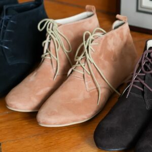 FIONA - sand suede leather