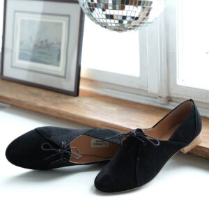 TOKYO - black suede leather