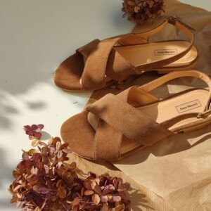 ALMI | brown suede leather