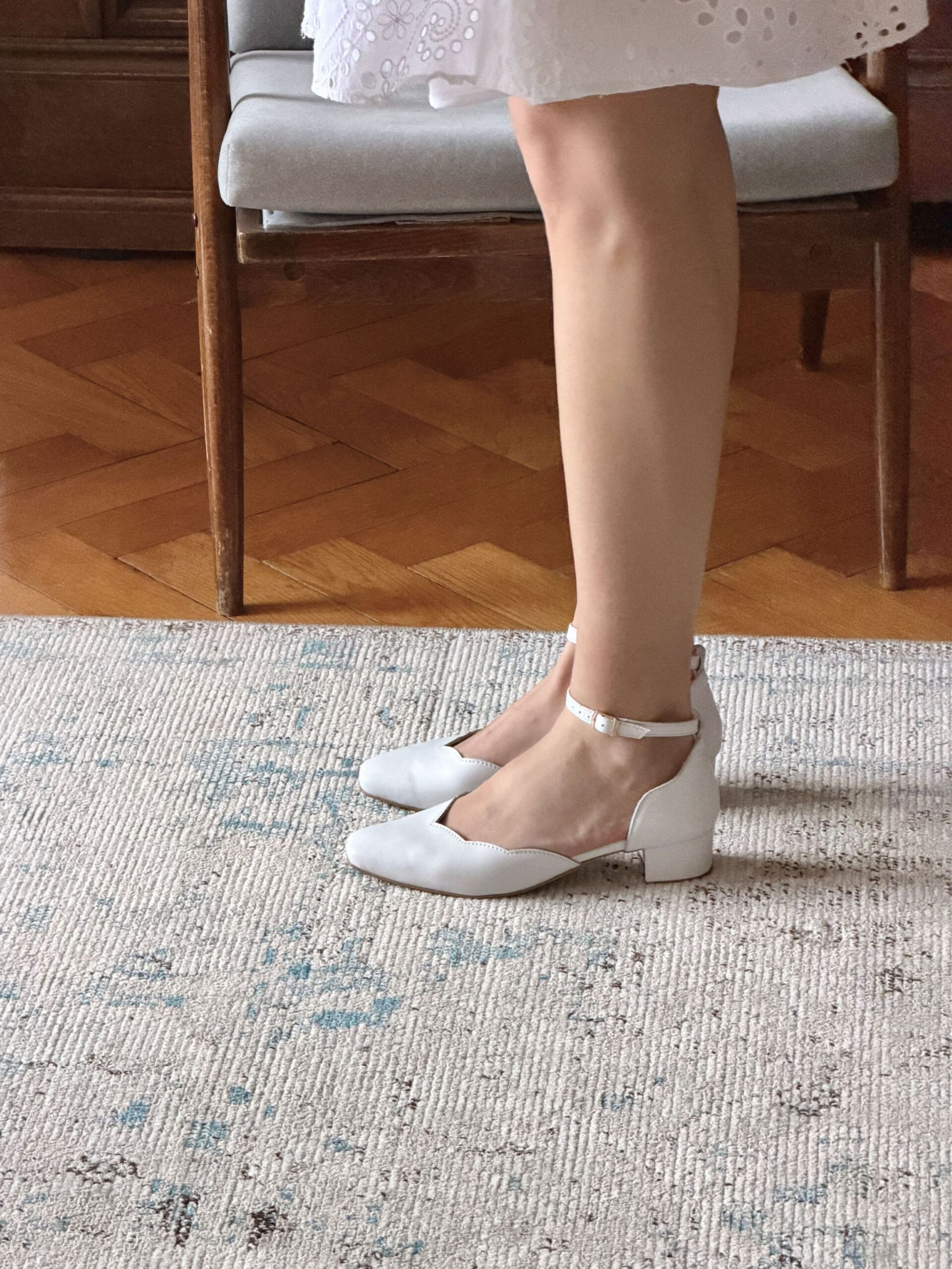 ROMA | white grain leather - Image 2